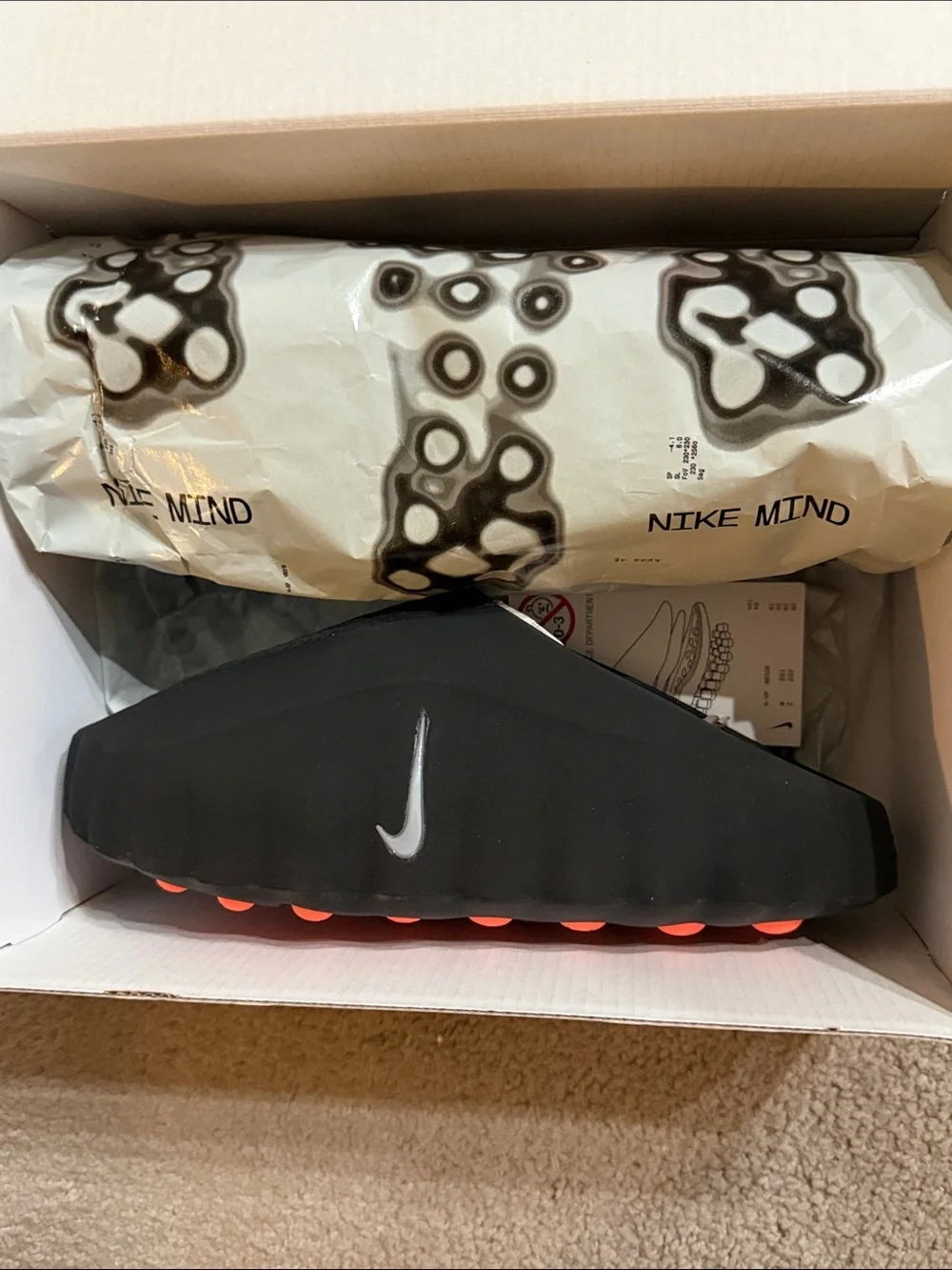 Nike Mind Women’s 001 Slide Black Chrome!